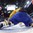 HELSINKI, FINLAND - JANUARY 5: USA's Matthew Tkachuk #7 gets the puck past Sweden's Felix Sandstrom #1 to score a third period goal during bronze medal game action at the 2016 IIHF World Junior Championship. (Photo by Matt Zambonin/HHOF-IIHF Images)

